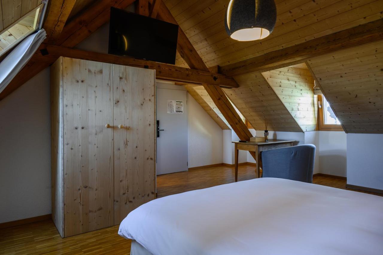 Les Montagnards Hotel Broc Luaran gambar